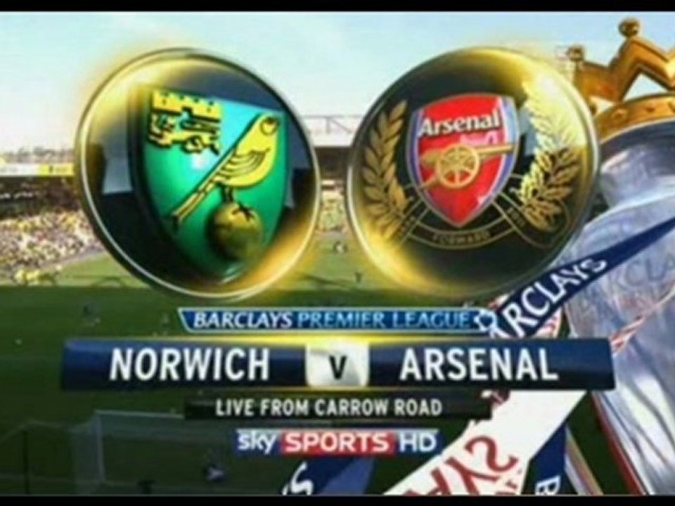 Norwich City vs. Arsenal 20/10/2012 Live Stream & Highlights All Goals