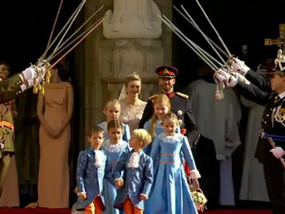 Europe's royals attend lavish wedding in Luxembourg