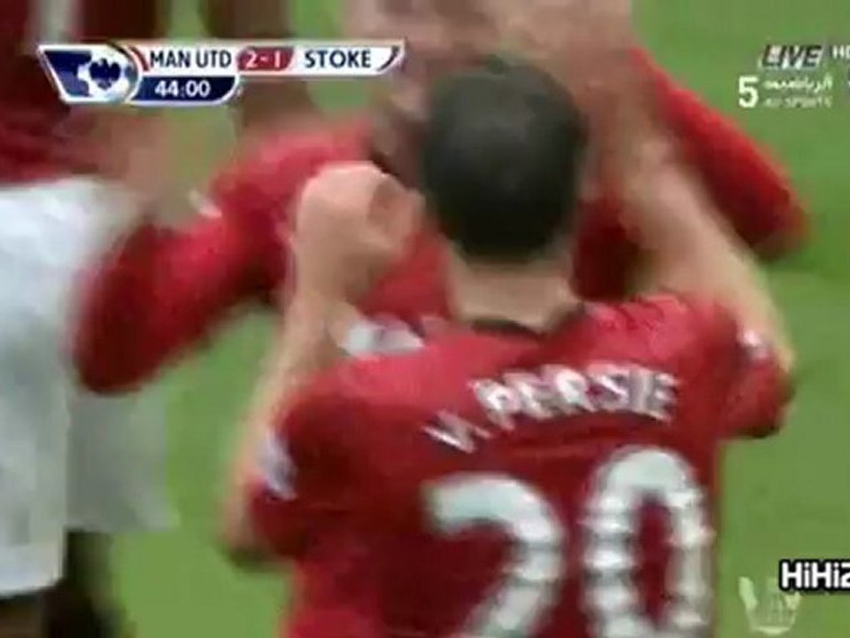 هدف مان يونايتد الثاني على ستوك سيتي - فان بيرسي