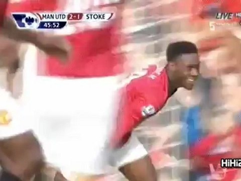 هدف مان يونايتد الثالث على ستوك سيتي - ويلباك