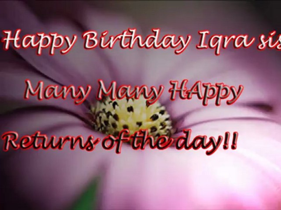 Happy B'day