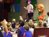 Circus Bear Mascot Visits Vancouver Daycare Centre