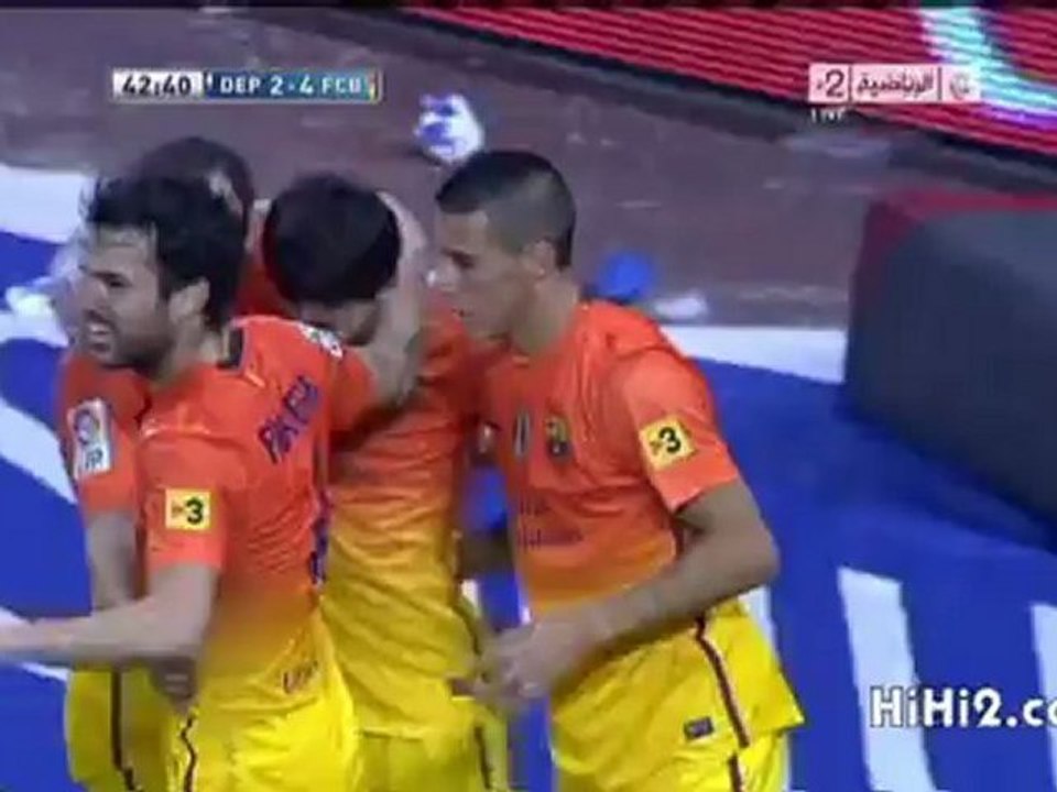 هدف برشلونة الرابع