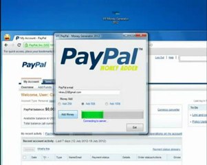 Paypal Money Adder 2012 - Working - Mediafire Link -