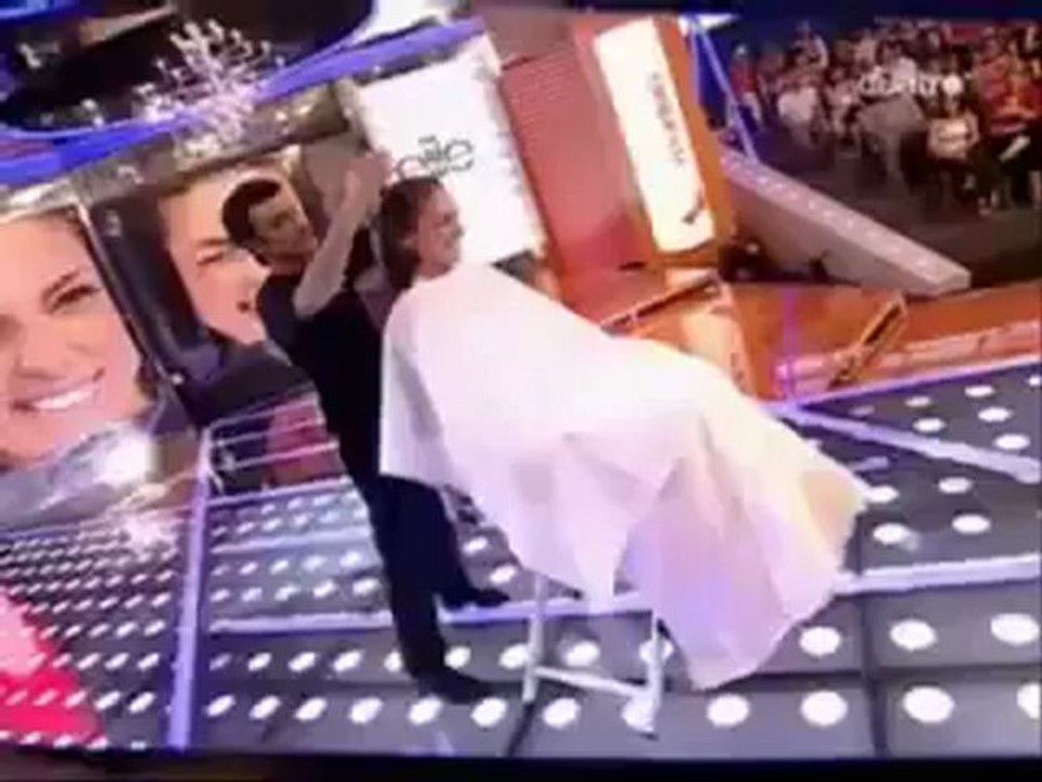 Ponytail Cut on a Spanish Program