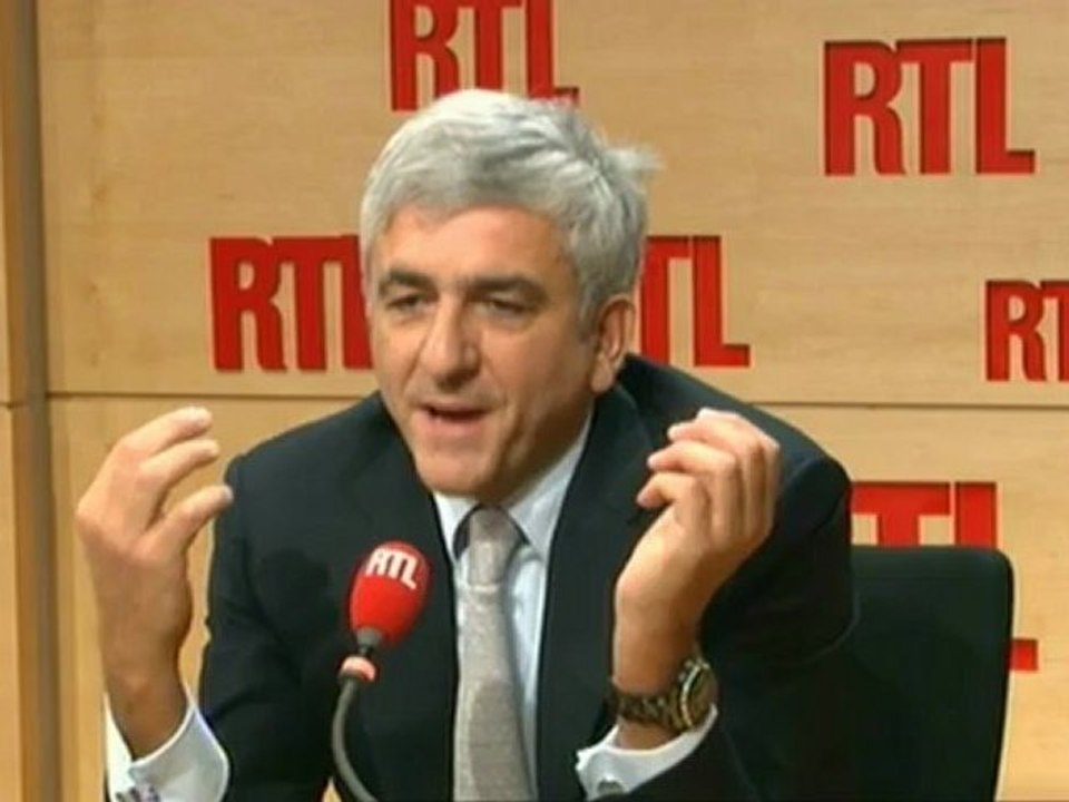 Hervé Morin, président du Nouveau Centre, était l'invité politique de RTL dimanche matin