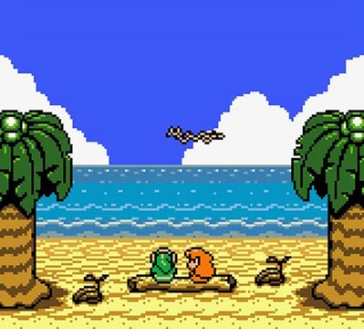 Zelda Link's Awakening [P-6] Sous la cascade