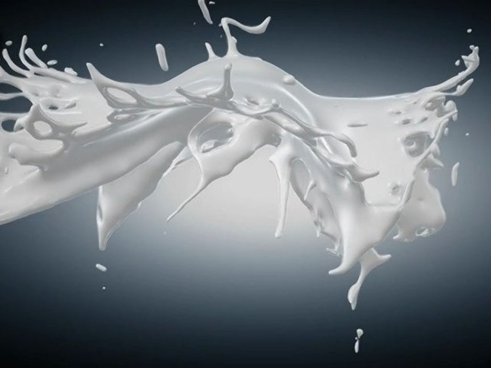 Element 3D - Fluid Milk - After Effects