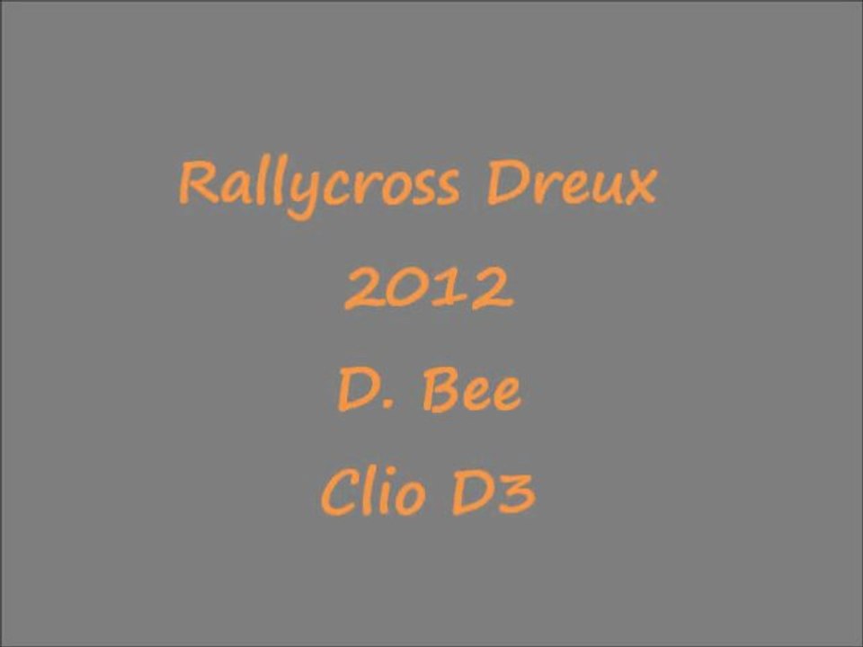 Rallycross de Dreux 2012