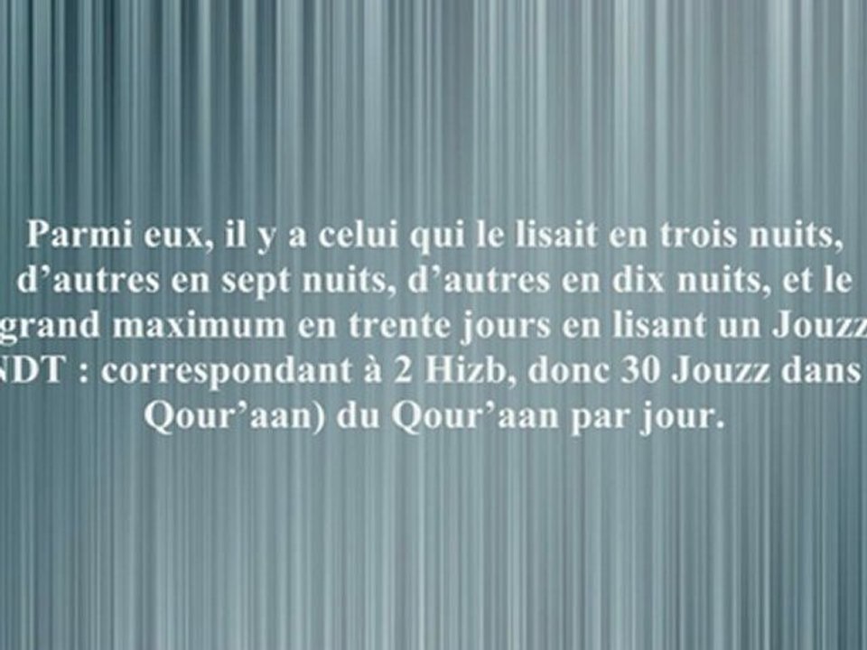 La lecture du Qour'aan, Shaykh Saalih Alfawzaan -حفظه الله-