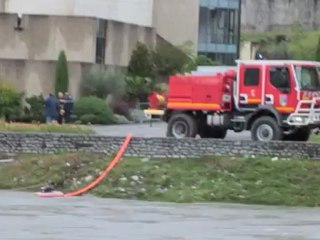 Inondations à Lourdes-: le jour d'après