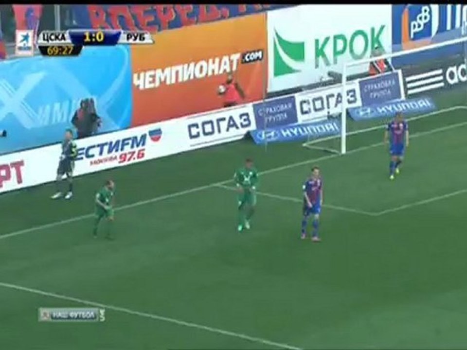 ЦСКА - Рубин 12 тур 2012, 2 тайм