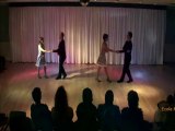 Cours de latines (extrait du gala, cha cha), rumba, cha cha, samba...