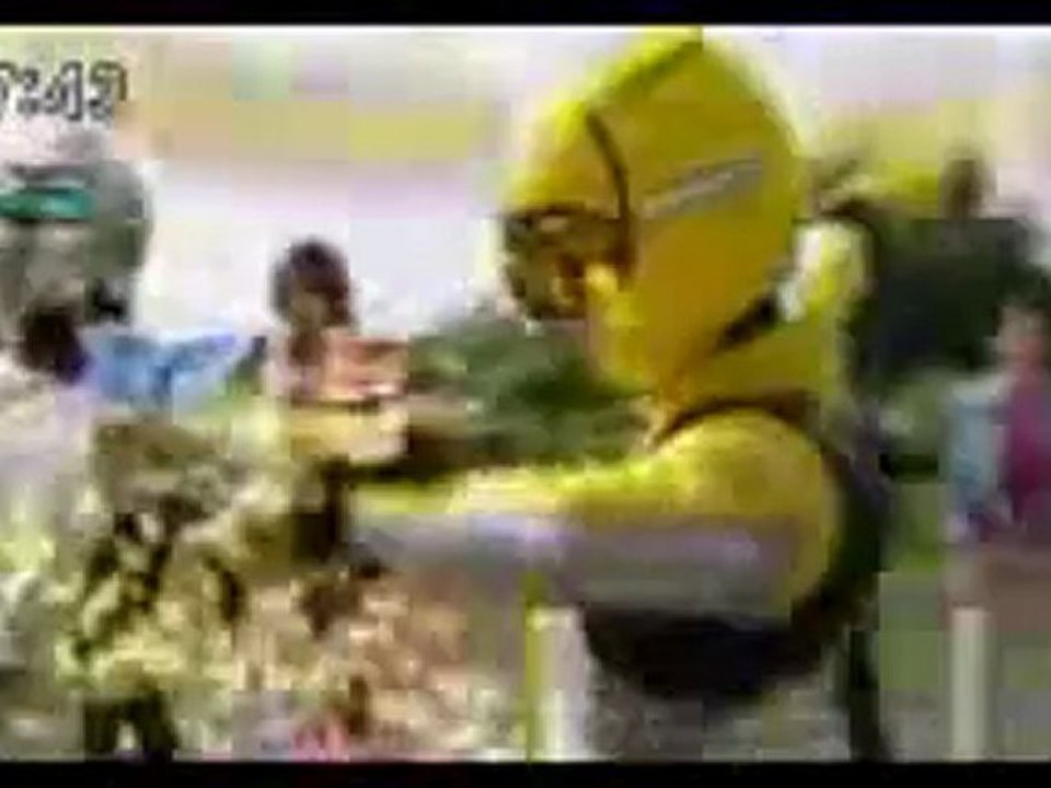 Go-Busters Yellow Buster powered custom henshin