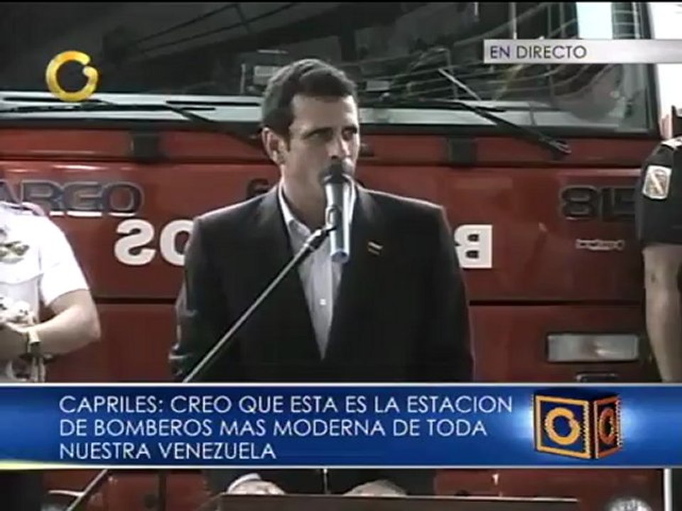 Capriles: Nuevas estación de Bomberos de Miranda es una fotografía de cómo debe ser el futuro