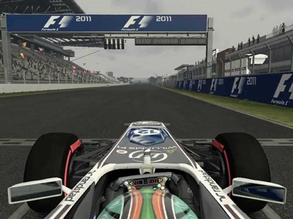 F1 2011 - GP de Corée - Départ en onboard