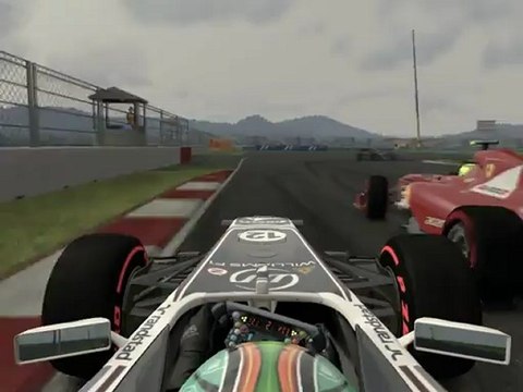 F1 2011 - GP de Corée - Kier vs Massa en onboard