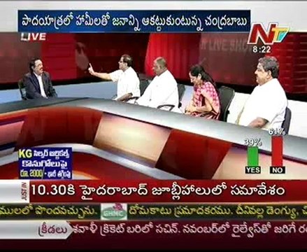 Live Show with KSR-TDP Ravulapati-TDP Hariswar Reddy-YSR Cong V.Padma-Cong G.Narayana Reddy-03