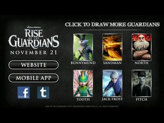 Rise of the Guardians - Drawing Tutorial - Sandman [VO|HD720p]