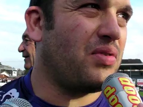 Rugby Federale 1 - Vincent Girard apres USB - Chalon