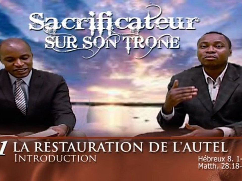 Ap. Théophile Bubi : " LA RESTAURATION DE L'AUTEL " 01