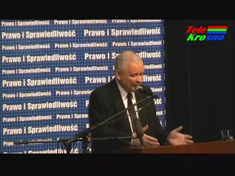 Jarosław Kaczyński w Krośnie