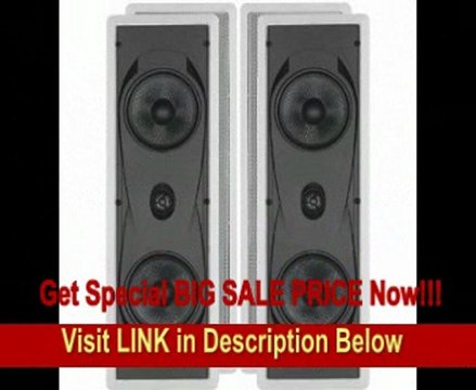 BEST BUY Sony HD Digital Cinematic Sound 735 Watts 7.1 Channel 3D A/V Receiver with iPhone & iPod Playback + Yamaha Natural Sound Custom Install In-Wall 2-Way 130 watts Speaker (Set of 3) with 1 Soft Dome Tweeter & Dual 6.5 Cone Woofers + 100ft 16 AWG Spe