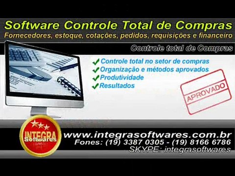 Software controle total de compras, estoque e financeiro