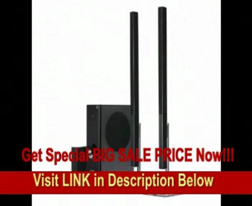 Sharp HTSL77 2.1 Channel Slim Sound Bar System with 4 Wireless Subwoofers FOR SALE