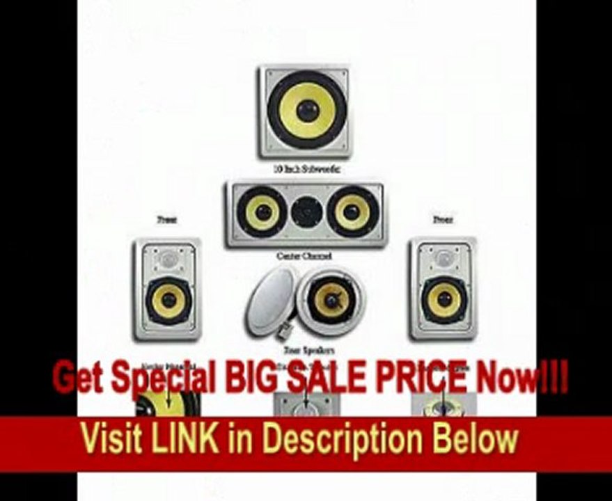 BEST BUY Acoustic Audio HD515 5.1 In-Wall/Ceiling 6-Piece Home Speaker System
