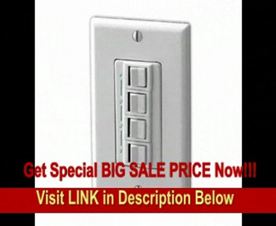 SPECIAL DISCOUNT (White) In-Wall 4 Speaker Switch