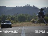 Helicoptère vs Muscle Car
