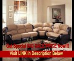 Reclining Sectional Sofa Mocha Padded Microfiber Dark Brown Leather Like FOR SALE
