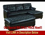BEST BUY Homelegance 9739 Channel-Tufted 2-Piece Sectional Sofa Set, Dark Brown with Bonded Leather