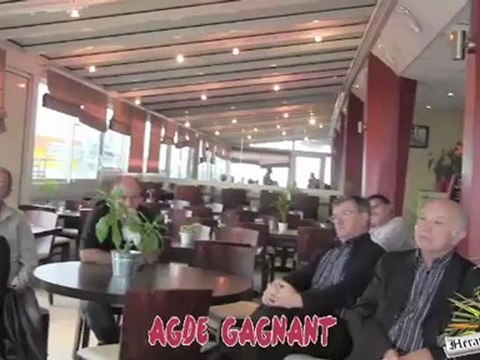 GRAU D'AGDE - 2012 - Henri COUQUET a lancé l'année du groupe Agde gagnant