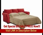 BEST PRICE Simmons Aqua Red Elegant Micro Fiber Queen Size Sofa Sleeper