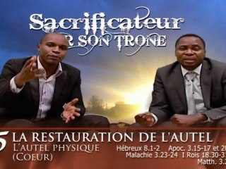 Ap. Théophile Bubi : " LA RESTAURATION DE L'AUTEL " 05