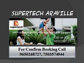 Supertech New Projects Gurgaon Call 7503574944