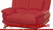 Global Furniture 9908-R-L W/LEGS Rogers Collection Bonded Leather Matching Love Seat, Red with Chrome Legs FOR SALE