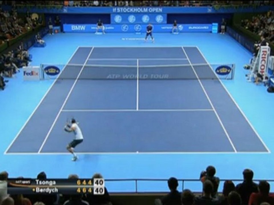 Stockholm: Berdych gewinnt Finale gegen Tsonga