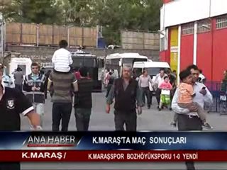 K.MARAŞ  BLD SPOR  ALTINORDUSPOR’A  MAĞLUP OLDU