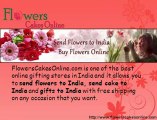 Send flowers to India, send cake to India and buy flowers and cake, teddy, chocolates online