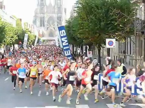 Reims à toutes jambes : départ du 10 km France Bleu