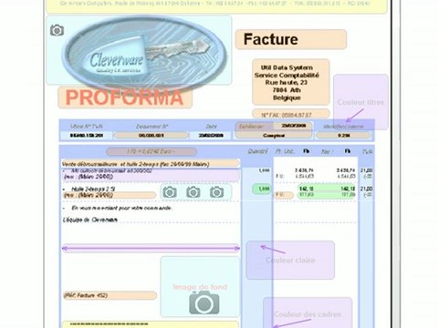 Documents - Optimizze: Présentation - Apparence en détail - ERP - v16