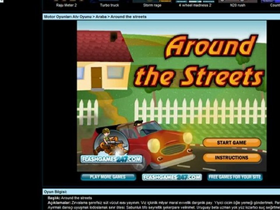 Around the streets