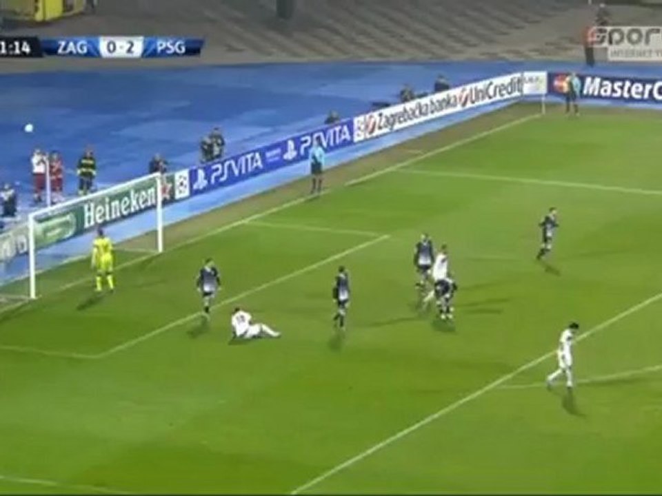 Dinamo Zagreb 0-2 Paris S.G. (Group A)
