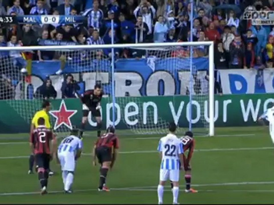 Malaga 1-0 AC Milan (Group C)