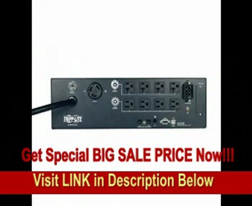 Tripp Lite SU3000RTXR3U 3000VA 2400W UPS Smart Online Rackmount 110V / 120V USB DB9 3URM, 9 Outlets