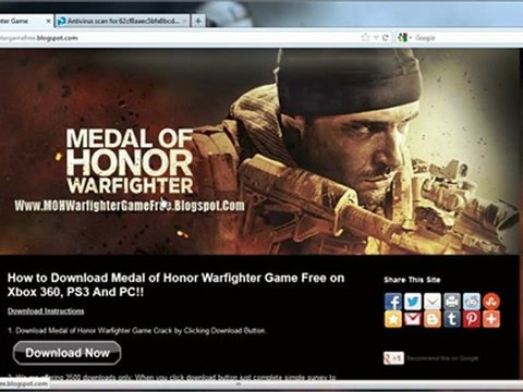 Download Medal of Honor Warfighter Game Crack + Keygen Free!!