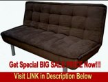 BEST PRICE Chocolate Microfiber Sofa Bed (Large)